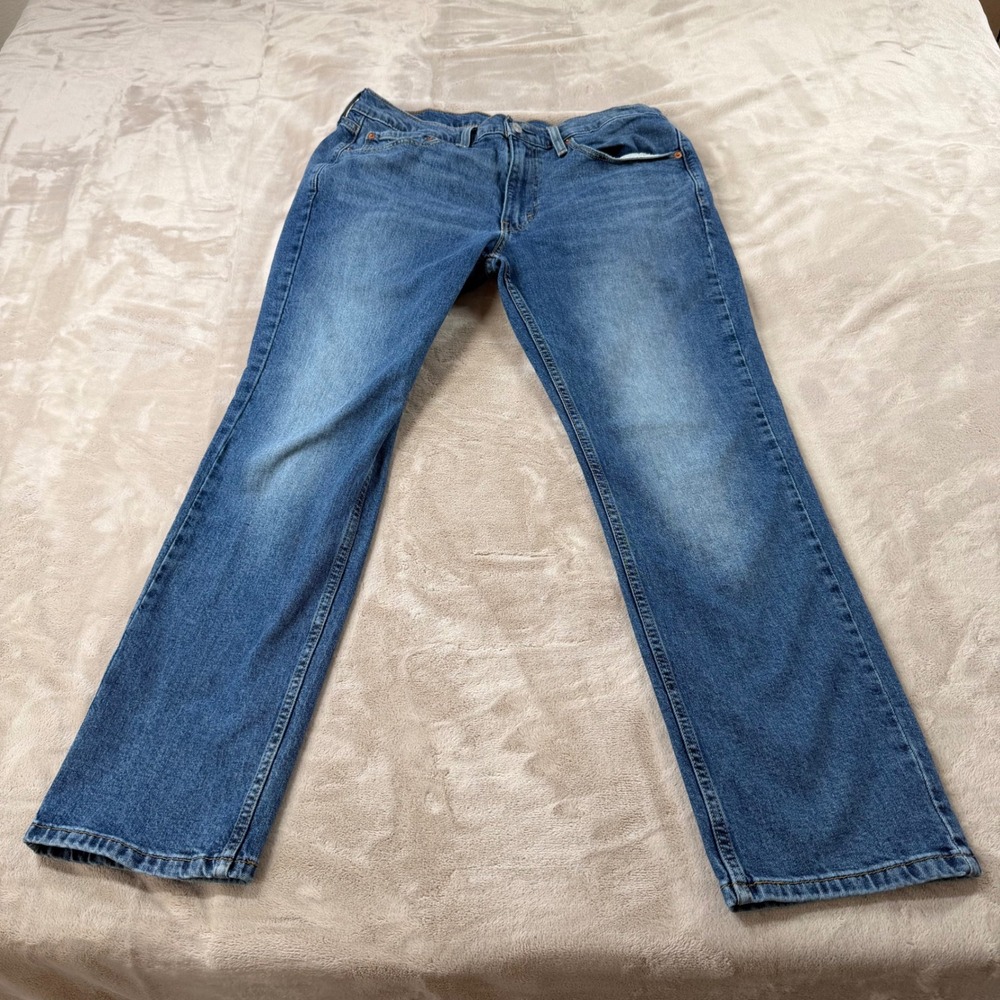 Levis 514 Straight Fit Jeans Mens‎ 34x30 Blue Medium Wash Excellent Denim